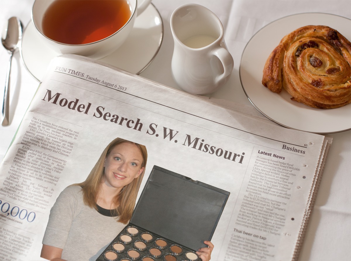 Model Search Newspaper